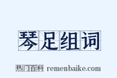琴足组词是什么意思的图片